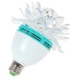 Bec rotativ milticolor de tip Floare de Lotus, disco Led-uri RGB
