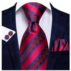 Set cravata + batista + butoni - matase - model 72