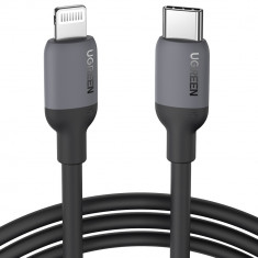 Cablu De încărcare Rapidă Ugreen USB Tip C - Lightning (certificat MFI) Putere De Livrare 20W 1m Negru (US387 20304) 6957303823048