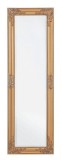 Cumpara ieftin Oglinda decorativa perete rama auriu antic Miro 42x3x132 cm