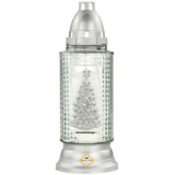 Candela Sticla Craciun Bradut Argintiu CH-956-BRD-S DNC55046