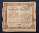 Obligatiune 1909 soc. de gaz si electricitate , titlu , actiune , actiuni