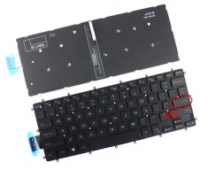 Tastatura Dell 0PFFH8 iluminata layout US fara rama enter mic, 490.07R07.0D0A iluminata layout US fara rama