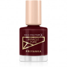 Max Factor x Priyanka Miracle Pure lac de unghii pentru ingrijire culoare 380 Bold Rosewood 12 ml