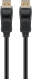 Cablu DisplayPort 1.2 tata - DisplayPort tata 2m 4K Ultra HD 2160p 60Hz negru Goobay 49959