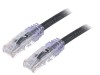 Patch Cord UTP Cat6a 5m Negru
