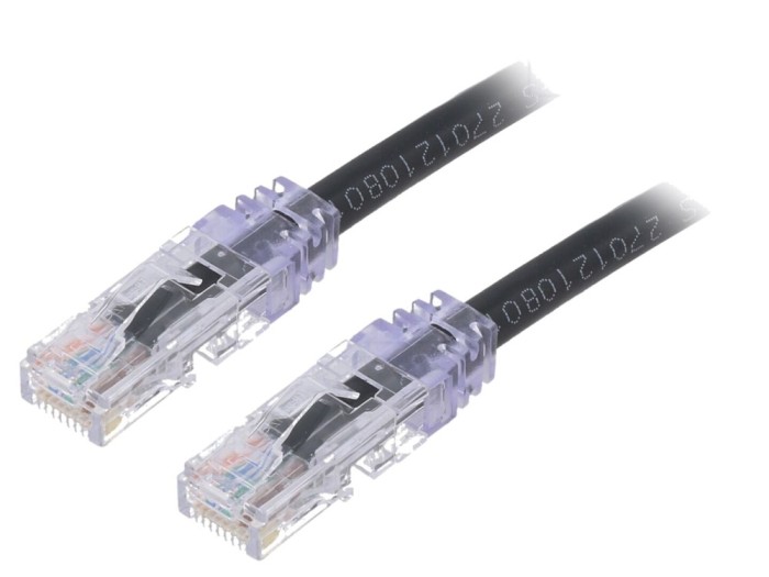 Patch Cord UTP Cat6a 5m Negru