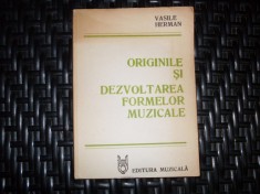Originile Si Dezvoltarea Formelor Muzicale - Vasile Herman , 20993