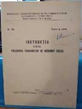 Instrucția pentru folosirea vagoanelor de măsurat calea. Căi ferate. Nr. 329