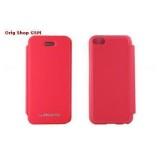 Husa Mercury Techno Flip Apple iPhone 5C Pink Blister, Cu clapeta, Piele Ecologica