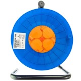Derulator cablu electric Hepol cu 4 prize, 50 m