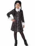 Costum Wednesday pentru fete - Familia Addams 8-10 ani 128-140 cm, Addams Family