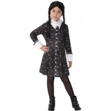 Costum Wednesday pentru fete - Familia Addams 8-10 ani 128-140 cm