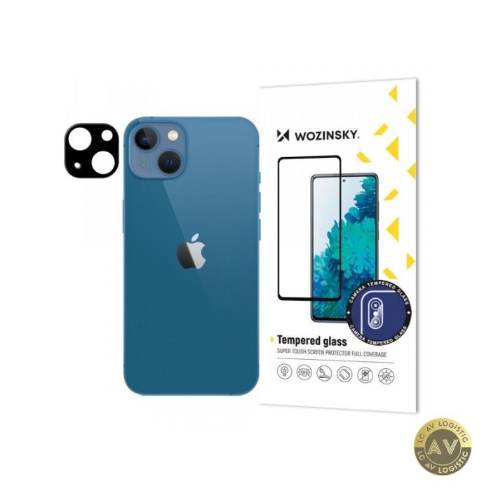Folie de protectie Camera spate WZK pentru Apple iPhone 15 Sticla Securizata Neagra