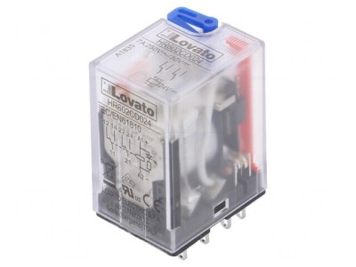 Releu Electromagnetic DPDT 24VDC 7A foto