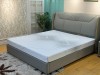Saltea ortopedica Wolke Memory 160x200x15 cm, husa detasabila cu fermoar, 2 cm spuma memory gel, 13 cm spuma poliuretanica de baza, fermitate medie
