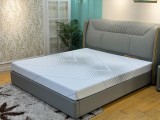 Cumpara ieftin Saltea ortopedica Wolke Memory 160x200x15 cm, husa detasabila cu fermoar, 2 cm spuma memory gel, 13 cm spuma poliuretanica de baza, fermitate medie
