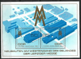 B0703 - Germania DDR 1989 - Targul de la Leipzig bloc,neuzat,perfecta stare, Nestampilat