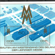 B0703 - Germania DDR 1989 - Targul de la Leipzig bloc,neuzat,perfecta stare