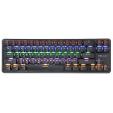 Cumpara ieftin Tastatura gaming mecanica bluetooth Delux KM32 neagra iluminare RGB