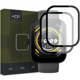 Set 2 Folii de protectie Hofi Hybrid Pro+ pentru Amazfit Bip 5 Negru