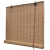 Jaluzea tip rulou, maro, 150 x 160 cm, bambus