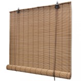 Cumpara ieftin Jaluzea tip rulou, maro, 150 x 160 cm, bambus