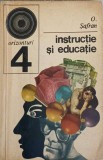 INSTRUCTIE SI EDUCATIE-O. SAFRAN