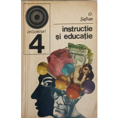 INSTRUCTIE SI EDUCATIE-O. SAFRAN