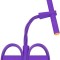 Extensor elastic Multifunctional , pentru Tonifiere Abdomen, Brate, Piept, Picioare, portabil, Violet