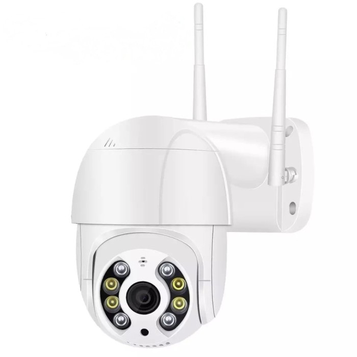Camera supraveghere audio IP PTZ, 4x Digital Zoom, conectiune WiFi, HD 1080P, AI detectie persoana, interior si exterior