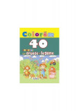 Colorăm. 40 imagini cu fructe și legume - Paperback - *** - Erc Press