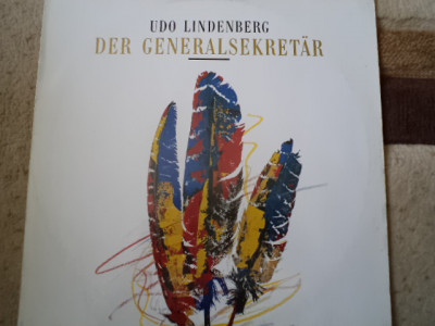 Udo Lindenberg Der Generalsekret&amp;auml;r maxi single 12&amp;quot; vinyl disc muzica pop rock foto