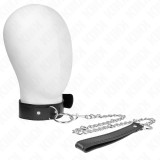 Kink Collar &amp; Gag-Guler Basic cu Lesă Model 4 Reglabil 36-43