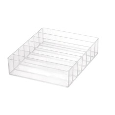 Organizator palete de machiaj, 7 compartimente, Transparent foto