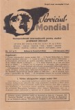 Serviciul Mondial. Corespondenta internationala pentru studiul... nr. III/1 si