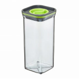 Recipient cu capac vacuum pentru depozitare Twist, Ambition, 1.5 L, plastic, transparent/multicolor