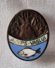 VASLUI - AJVPS - RSR, anii 1970, Insigna Vanatoare si Pescuit - piesa superba, rara