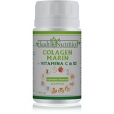 HEALTH NUTRITION Colagen Marin Forte + Vitamina B3 + Vitamina C capsule pentru frumusețea părului, a tenului și a unghiilor 60 caps.