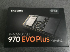 SSD Samsung 970 evo plus 500gb NVME NOU foto