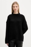 HUGO pulover de l&acirc;nă culoarea negru, 50548137