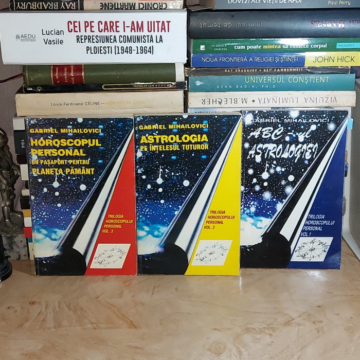 GABRIEL MIHAILOVICI - TRILOGIA HOROSCOPULUI PERSONAL * 3 VOL. , 1995 #