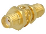 Adaptor SMA mamă aurit 50&Omega;