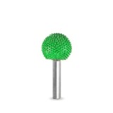 Biax sculptura lemn SABURR - Cap sferic 22 mm, Granulatie Saburr ASPRA - VERDE