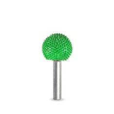 GULIČKA -pr. 22 mm stopka 6 mm, Granulatie Saburr ASPRA - VERDE