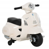 Cumpara ieftin Motocicleta Electrica HOMCOM pentru Copii varsta 18-36 luni, Licenta Oficiala Vespa Baterie 6V, 66.5x38x52cm | Aosom RO