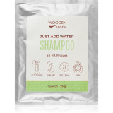 WoodenSpoon Just add water! sampon natural pentru un par stralucitor si catifelat 25 g