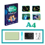 Tablita A4 rescriptibila, interactiva, cu breloc UV, 3 ani+, ProCart