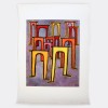 Paul Klee Revolution of the Viaduct arta print offset litografie 1969