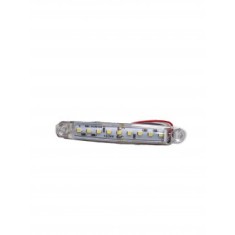 Lampa laterala 12-24V led alba 98mm